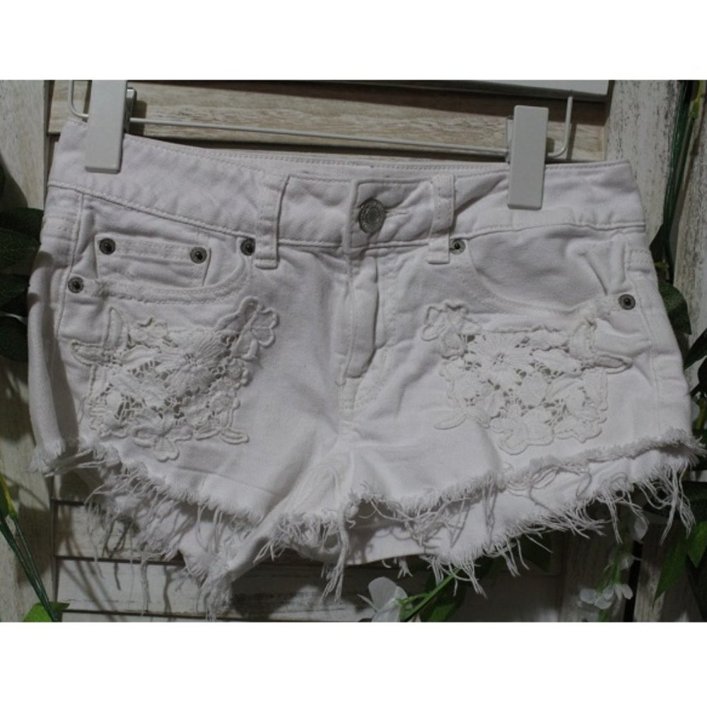 American Eagle Embroidered Shorts (41)🦋